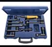 Nova Pneumatic Tool Kits can be customized with a variety of motor housings and drill heads.
