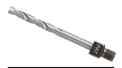 Carbide Threaded Shank Adapter Drill - Long